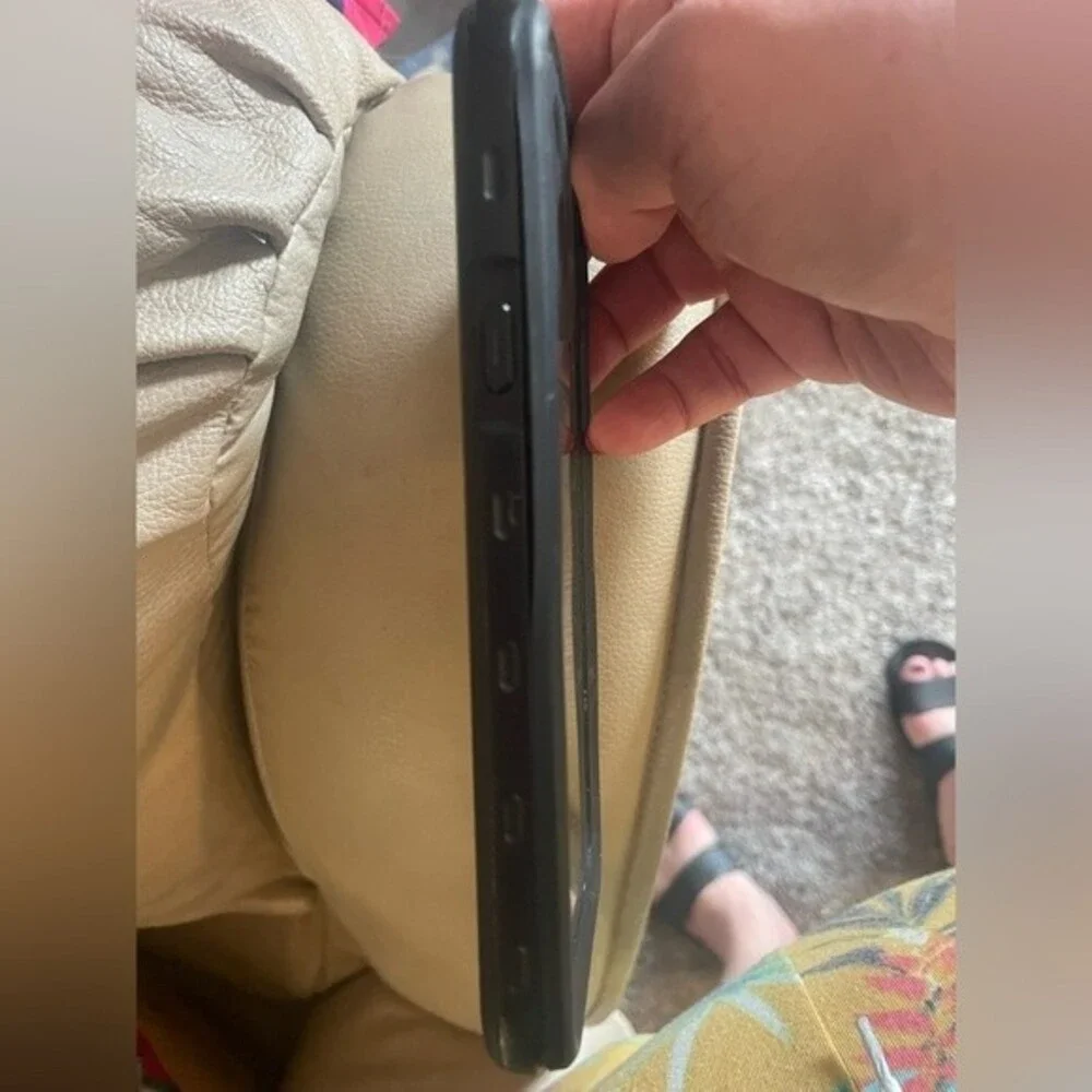 IPhone 12 case black in color good condition
